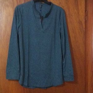Teal long sleeve top